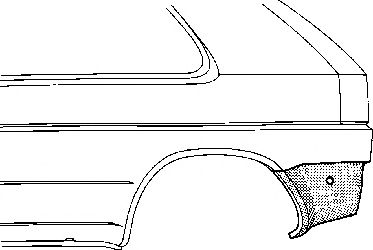 VAN WEZEL 5812133 -  Боковина